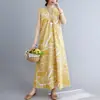 Vestido Casual de Media Longitud Reversible, Artístico, Juvenil, Moda Coreana 2026, Corte Holgado, Tallas Grandes