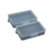 Caja de Plástico Rectangular, Caja de PP, Caja de Almacenamiento Transparente con Tapa, Papelería, Joyería, Tarjetas, Caja Transparente, Caja Organizadora de Escritorio