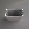 Zhengsheng 100x 44 carcasa de controlador de perfil amplificador de sensor carcasa metálica amplificador de potencia instrumento carcasa de aluminio 8210