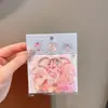 Ligas para el cabello de niños, lindas caricaturas de gato KT, diademas con moño para niñas y bebés, ligas que no dañan el cabello, accesorios elásticos para el cabello