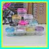 Belleza Botella Redonda Caja 7ml Manicura glitter Caja glitter Botella de Polvo Botella de Crema para Bebé 7g Botella de Crema para Manos Sub-botella de Crema