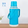 Termo Doméstico de Gran Capacidad, Botella de Agua Caliente Aislada, Carcasa de Plástico, Adecuado para Dormitorios de Estudiantes, Botella de Té Grande Estándar