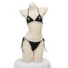 Bikini de Monja Sexy Ropa Interior Sexy de Tres Piezas Mini con Correa al Cuello Colgante Pijamas Secundarios Spice Girls 110-D