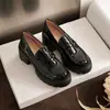 Mocasines de Cuero Grueso para Mujer 2026 Nuevo Estilo Británico Zapatos Pequeños de Cuero Slip-on Versátiles de Cuero Genuino Tacón Grueso Zapatos Individuales