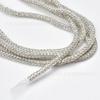 Venta al por mayor de fábrica línea de taladro para agarrar bolsa de taladro cuerda de algodón tira de taladro de diamantes de imitación tira de taladro blanca cuerda suave accesorios para zapatos accesorios diy