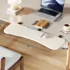 Tablero de Extensión para Hueco de Escritorio de Dormitorio, Escritorio Plegable para Computadora, Soporte para Teclado y Ratón, Estante de Almacenamiento Multifuncional sin Perforaciones