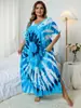 2023 transfronteiriça europeia e americana nova viscose plus size Blusa de praia roupão férias maiô biquíni camisa casaco proteção solar