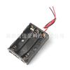 3-Seção nº. Caixa de 7 pilhas AAA descobertas Terminal PH2.0 de encaixe de ar de 4,5 V Assento USB Cabo paralelo vermelho e preto