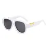 Gafas de sol aviador retro europeas y americanas de doble puente con un toque de alta gama, a la moda y tendencia para hombres y mujeres, adecuadas para protección solar al aire libre