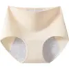 Pantalones Fisiológicos de Algodón Especial Antibacteriano en la Entrepierna, Color Sólido Simple, a Prueba de Fugas para el Período, Confianza, Sin Rozaduras, Bragas para Mujer