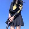 Ojo de Diablo Original Mal Estilo Uniforme Jk Bordado Oscuro Pesado Traje de Marinero Tradicional Japonés Uniforme de Clase Uniforme de Estudiante