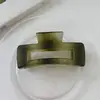 Pinza para el cabello grande estilo degradado mate de 13 cm con temperamento de alta gama, pinza para el cabello para niñas, pinza para el cabello para la parte posterior de la cabeza, disco para sujetar el cabello, pinza de tiburón