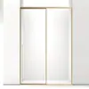 Fabricante Direto Divisória de Box de Banheiro de Vidro Temperado Porta Dupla Deslizante Separação Seca e Úmida Box de Banheiro