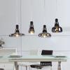 Lámpara de araña de cristal con arte de madera nórdica, personalizada, creativa, para restaurante, bar, cafetería, moderna y sencilla, con sombras artísticas