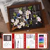 Kit de Materiais DIY Esmalte Cloisonné Caixa de Joias Presente, Não Precisa de Trabalho em Cloisonné, Nova Caixa de Joias Estilo Chinês, Cola Ab Incluída