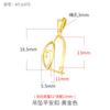 Hebilla Colgante de Plata Esterlina 925 para Mujer, Hebilla de Seguridad Simple, Clip Colgante, Hebilla con Incrustaciones de Jade y Jade, Hebilla Colgante con Cabeza de Plata