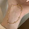 Pulsera de Lujo Accesible con Diamantes Redondos Pequeños Estilo Coreano para Mujer Zirconia Elegante Gama Alta Exquisito Ins Versátil Diseño de Nicho Nueva Joyería para la Mano
