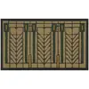 Nueva alfombrilla de suelo estilo americano transfronteriza para entrada, resistente a la suciedad, fácil de mantener, resistente al desgaste, alfombrilla decorativa para baño en stock