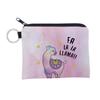 Nuevo y Moderno Monedero de Alpaca Bolsa de Almacenamiento Impermeable Anti-salpicaduras Europea y Americana Estuche para Tarjetas Portátil Personalizado Estuche para Llaves