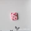 Dona de oso de fresa, joyería de bricolaje, accesorios de resina, crema, gel, accesorios para el cabello, papelería, caja de almacenamiento, taza de gárgaras, parche