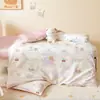 Funda Nórdica 100% Algodón Infantil Pieza Única Dibujo Animado Niña Guardería Siesta 120x150 Funda Nórdica/Juego de Sábanas para Bebé