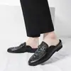 Pantuflas de Mocasín sin Talón para Hombre, Adecuadas para Vestidores, Mocasines Casuales de Deslizamiento para Usar al Aire Libre