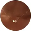 Colar de Aço Inoxidável Galvanizado 14K em Formato de Coração com 26 Letras Colar com a Primeira Letra do Coração Colar Feminino Atacado em Estoque