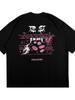 Hip hop callejero americano y2g artesanía compuesta suéter holgado retro para hombre y mujer camiseta de algodón igual