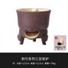 Estufa de Carbón de Tres Patas de Barro de Roca Vieja de Fábrica Olla Lateral Antigua Juego de Té Estufa de Cerramiento Estufa de Carbón para Hervir Té Estufa de Calefacción Doméstica Pequeña