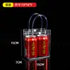 Bolsas de Regalo de PVC al por Mayor para Puestos, Empaque de Vino, Bolsas de Regalo Transparentes con Botón de Presión, Bolsas de Tote de Plástico, Hechas a Medida