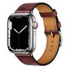 Adequado para Apple Leather Strap Oficial iwatch345678se/ultra Top Layer Cowhide Strap
