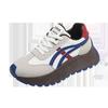Zapatos deportivos de suela gruesa a rayas para mujer, estilo coreano, otoño 2024, informales, de suela gruesa y altura alta, BN021