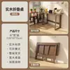 Mesa plegable de madera maciza de una pieza para envío directo, escritorio de estudio para niños, escritorio de computadora, mesa simple, escritorio de escritura para estudiantes en casa