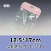 Tarjetas Fotográficas de Celebridades Bolsas Selladoras de Corazón Graffiti Transparente Amor Impresión de Cabezal de Tarjeta Colorida Bolsas con Cierre Zip Bolsas Universales Auto-Sellables