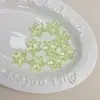 Cuentas Acrílicas Transparentes de Copo de Nieve Multicolor con Agujeros para Accesorios de Llavero DIY y Cuentas Sueltas