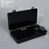 Caja de almacenamiento rectangular transparente de plástico PP para organización de documentos y recibos transfronterizos, joyero, tarjetero y caja de almacenamiento para papelería