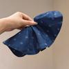 Azul Marino Galaxia Francés de Alta Gama Elegante Diadema para el Cabello Lazo para el Cabello Diadema Cuerda para el Cabello Accesorios para el Cabello de Alta Gama Estilo Occidental