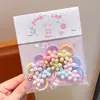 [Procesamiento Personalizado] Bandas para el Pulgar con Forma de Corazón Pequeño para Niños, Gomas para el Cabello de Bebé, Bandas Elásticas para el Cabello, Accesorios para el Cabello