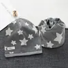 Conjunto de Dos Piezas de Gorro y Bufanda para Niños para Otoño e Invierno, Gorro Cálido de Punto, Gorro Infantil para Primavera y Otoño