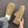 Pacote de batatas pequenas sapatos Birkenstock masculinos sapatos mocassins slip-on para homem preguiçoso versáteis para uso externo casual para dirigir sapatos masculinos da moda