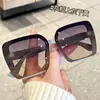 Gafas de sol nuevas 2025 para mujer de alto nivel especiales para conducir con protección solar anti-ultravioleta cara grande delgadas
