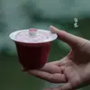 Venta de Liquidación de Teteras Gaiwan Pintadas a Mano en Tonos Rosa Pastel, Tazas de Té y Tazas de Té Hechas a Mano para Juegos de Té Kung Fu