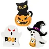 Nuevos Adornos de Madera de Halloween, Figuras de Calabaza Fantasma, Decoraciones para el Hogar, Artesanías de Madera, Más Vendidos en Amazon