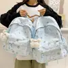 Mochila Escolar Estrela Aluna do Ensino Fundamental Bonita Grande Capacidade Fofa Pequena Fresca Mochila de Viagem para Menina