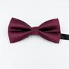 Corbata de Lazo para Hombre Estilo Británico Nueva Padrinos Nudo Traje de Boda Camisa Formal Rojo Negro Azul Corbata de Lazo de Alta Gama para Mujer