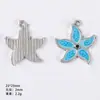 Accesorios Populares de Serie Marina Transfronterizos Accesorios para Joyería DIY de Aleación Colgante Colgante de Serie de Animales Azul Lago