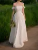 Vestido de novia ligero estilo coreano, sin tirantes, sencillo, perfecto para fotografía de viaje, ultra etéreo y deslumbrante, de tafetán hasta el suelo, sensación de alta gama, minivestido para compromiso y registro