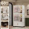 Armario para Bebé Gabinete Especial de Almacenamiento para Bebé Dormitorio Ropa para Niños Armario Pequeño Plástico Ropa Hogar Almacenamiento Simple