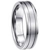 En stock una generación de anillos de acero de tungsteno de 6 mm de ancho para hombres y mujeres.
