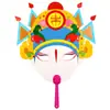 Pintura Facial da Ópera de Pequim Performance da Essência Nacional Infantil DIY Feito à Mão Estilo Jardim de Infância Coloração Desenho Pintura Máscara Dia das Crianças Dia de Ano Novo